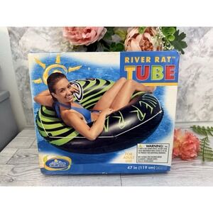 River Rat Vinyl Tube 48" By Intex Recreation The Sport Set New In Box Vtg 2001